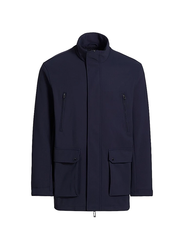 Caban Stand-Collar Jacket