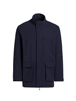 Caban Stand-Collar Jacket