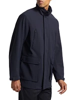Caban Stand-Collar Jacket