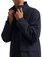 Caban Stand-Collar Jacket