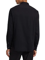 Cotton Button-Front Shirt