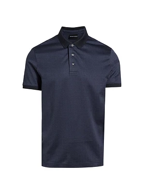 Cotton-Blend Jersey Polo Shirt