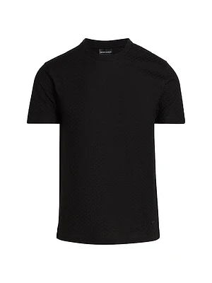 Logo Cotton Crewneck T-Shirt