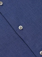 Houndstooth Cotton Button-Up Shirt