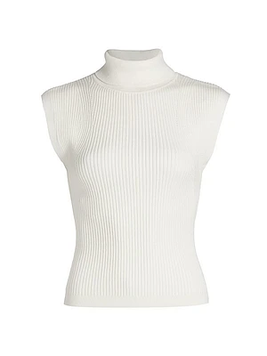 Kinley Rib-Knit Sleeveless Top