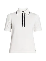 Wool Knit Polo Shirt