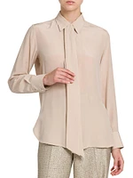 Silk Long-Sleeve Shirt