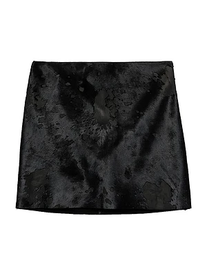 Leather Miniskirt
