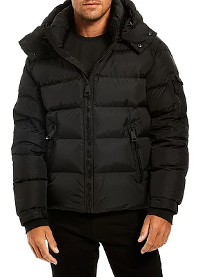Glacier Matte Hooded Down Coat