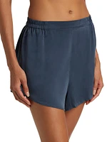 Washable Silk T-Shirt & Shorts Set