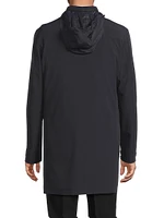 Techno Hooded Car Coat