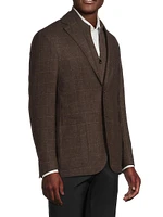 ID Wool-Cashmere Plaid Jacket