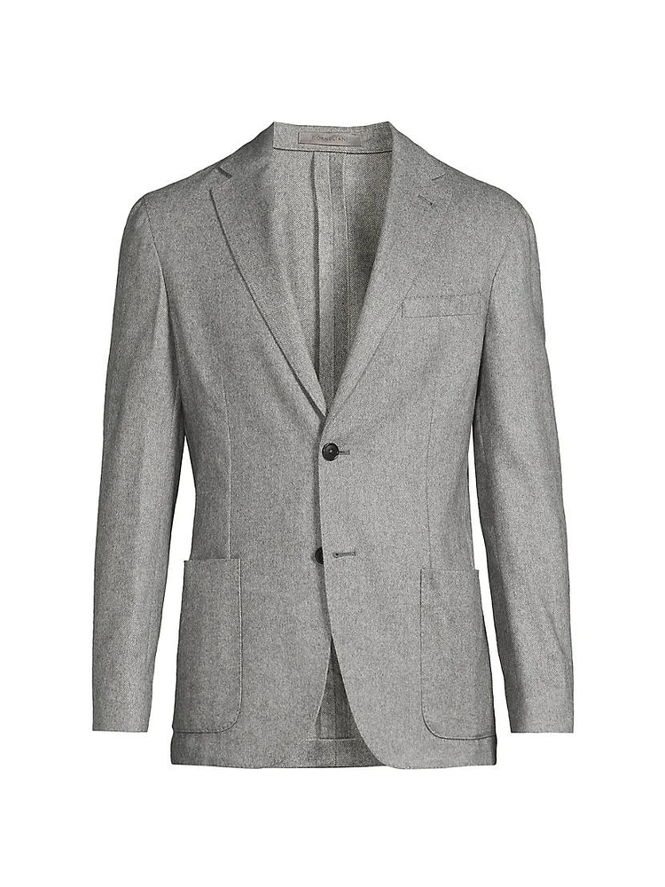 Silk-Cashmere Sport Jacket
