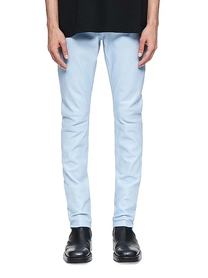 D-Stretch Leather Skinny Pants