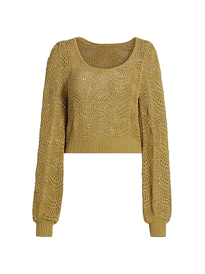 Mariana Pointelle Knit Top