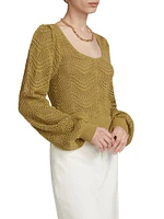 Mariana Pointelle Knit Top