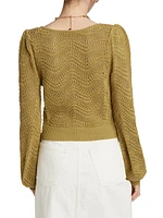 Mariana Pointelle Knit Top
