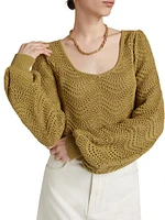 Mariana Pointelle Knit Top