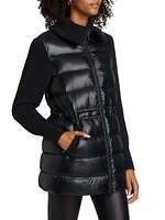 Mac Mixed-Media Down Coat