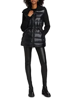 Mac Mixed-Media Down Coat