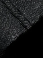 Ally Faux Leather & Fur Coat