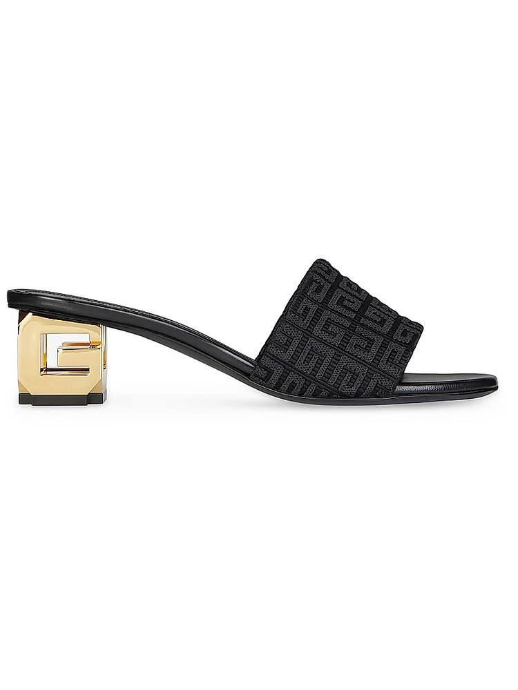 G Cube Mules in 4G Canvas