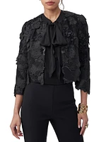 Dalina Embellished Lace Crop Jacket