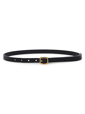 Rounded Leather Belt