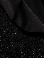 Pau Sparkle Self-Tie Jacket