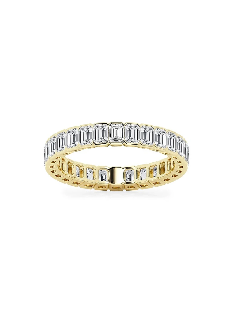 14K Gold & Emerald-Cut Lab-Grown Diamond Eternity Band/2.00-5.00 TCW