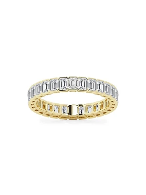14K Gold & Emerald-Cut Lab-Grown Diamond Eternity Band/2.00-5.00 TCW