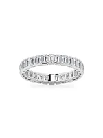 14K Gold & Emerald-Cut Lab-Grown Diamond Eternity Band/2.00-5.00 TCW