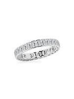 14K Gold & Emerald-Cut Lab-Grown Diamond Eternity Band/2.00-5.00 TCW