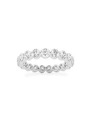 14K Gold & Floating Round Lab-Grown Diamond Eternity Band/2.00-4.00 TCW