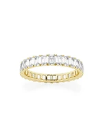 14K Yellow Gold & Emerald-Cut Lab-Grown Diamond Eternity Band/2.00-5.00 TCW