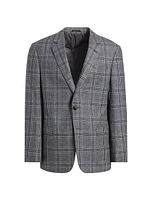 Plaid Wool & Cashmere Jacket