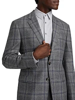 Plaid Wool & Cashmere Jacket