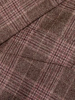 Windowpane Plaid Wool Jacket