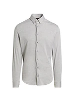 Stretch Slim Button-Up Shirt