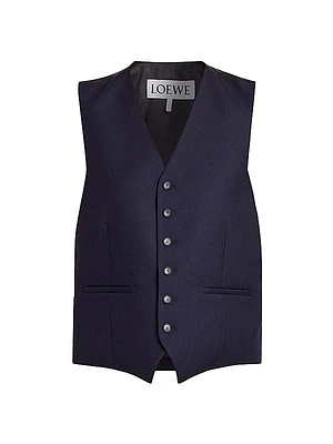 Wool-Blend Vest