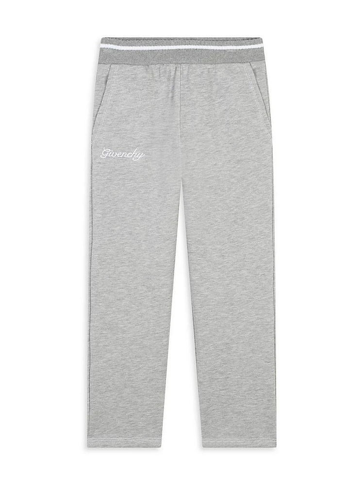 Little Girl's & Logo Fleece Leggings