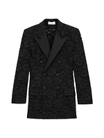 Tuxedo Jacket in Guipure