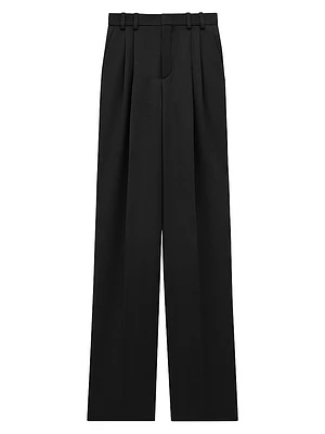 Pants in Silk Satin