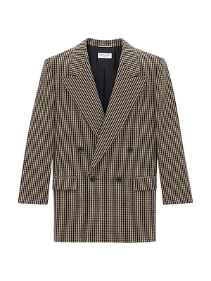 Jacket in Vichy Wool