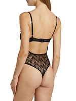 Floral Lace Bustier Bodysuit