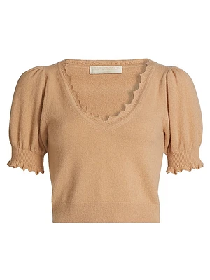 Polline Cashmere Crop Top