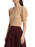 Polline Cashmere Crop Top