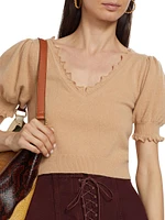 Polline Cashmere Crop Top