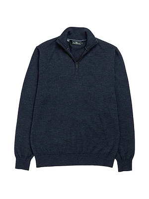 Calderwell Wool Quarter-Zip Sweater