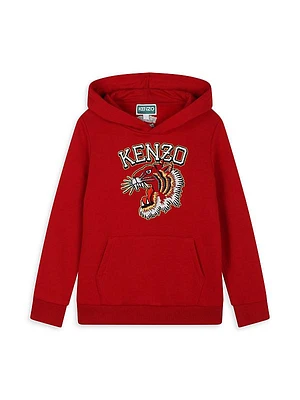 Little Boy's & Boy's Tiger Varsity Hoodie